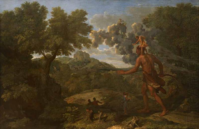 Landscape with Orion or Blind Orion Searching for the Rising Sun, Nicolas Poussin